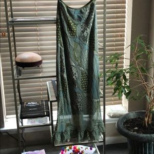 Boho style mermaid skirt paisleys